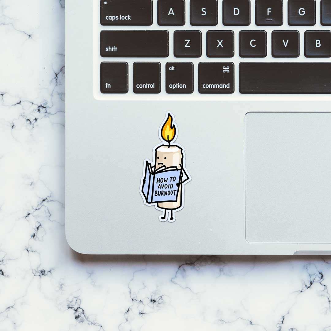 How To Avoid Burnout Sticker