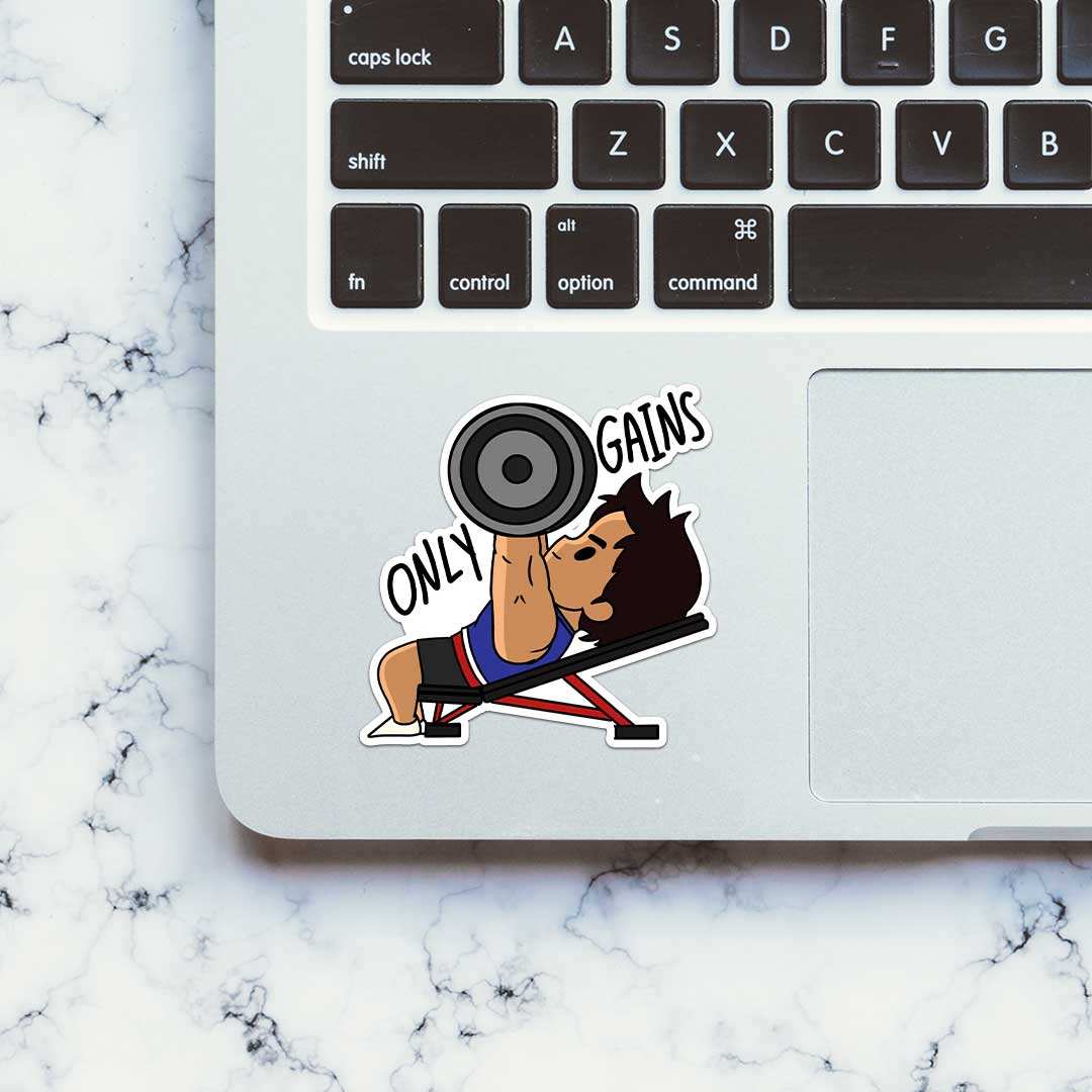 Only Gains Sticker