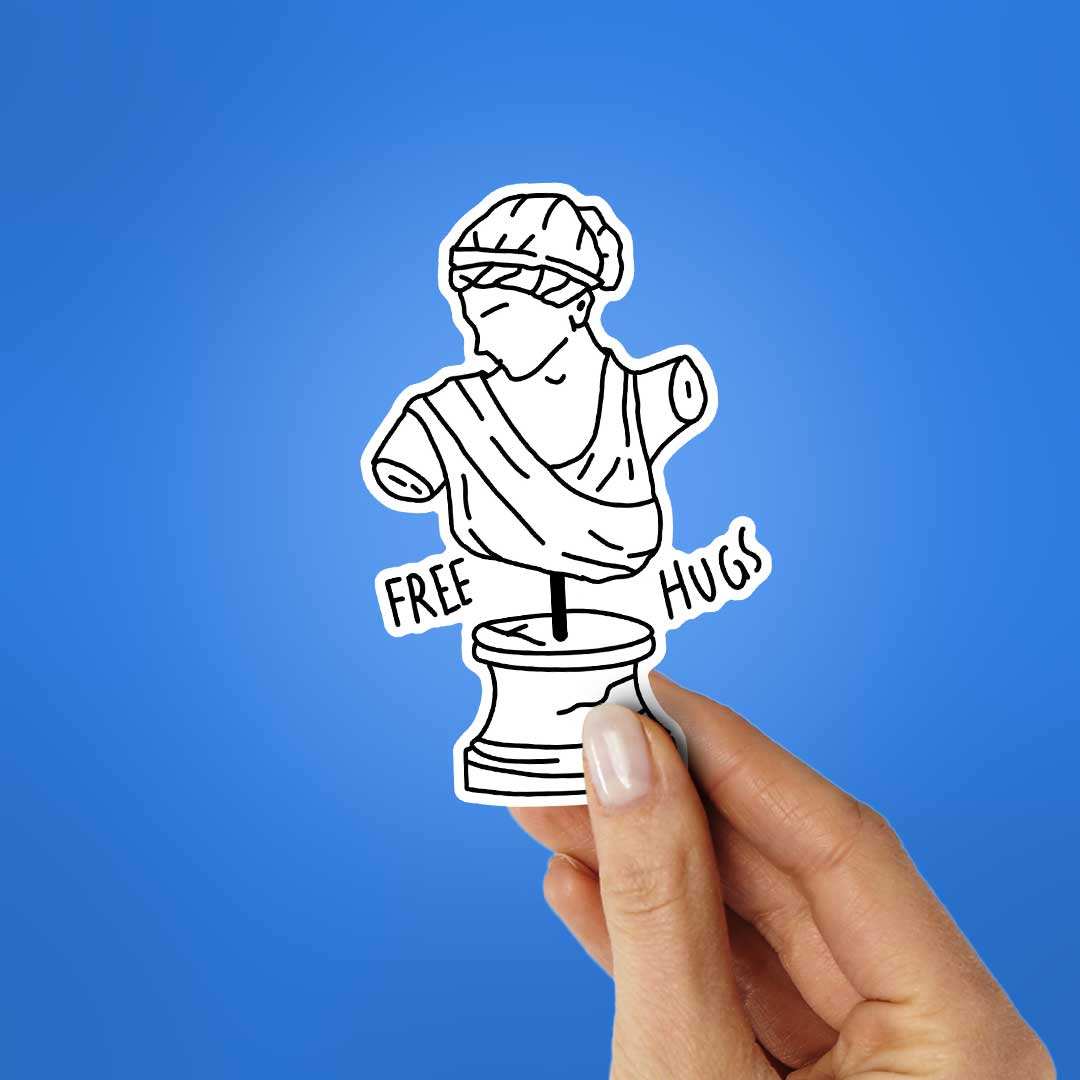 Free Hug Sticker
