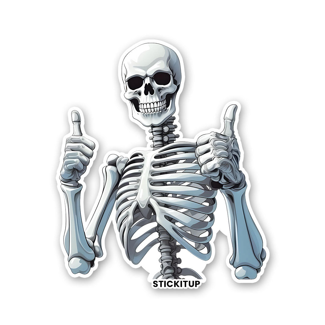 HAPPY SKULL Sticker| STICK IT UP