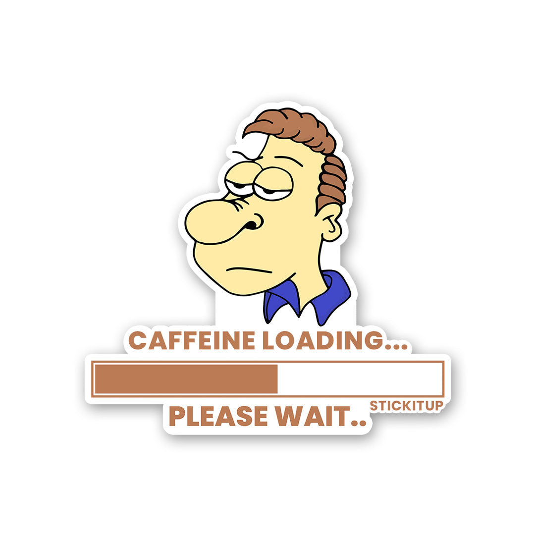 Caffeine loading Sticker