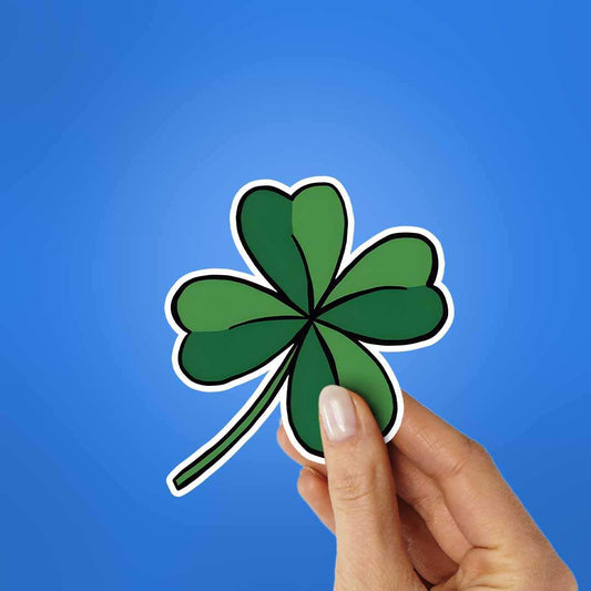 Four-Leaf Clover Sticker