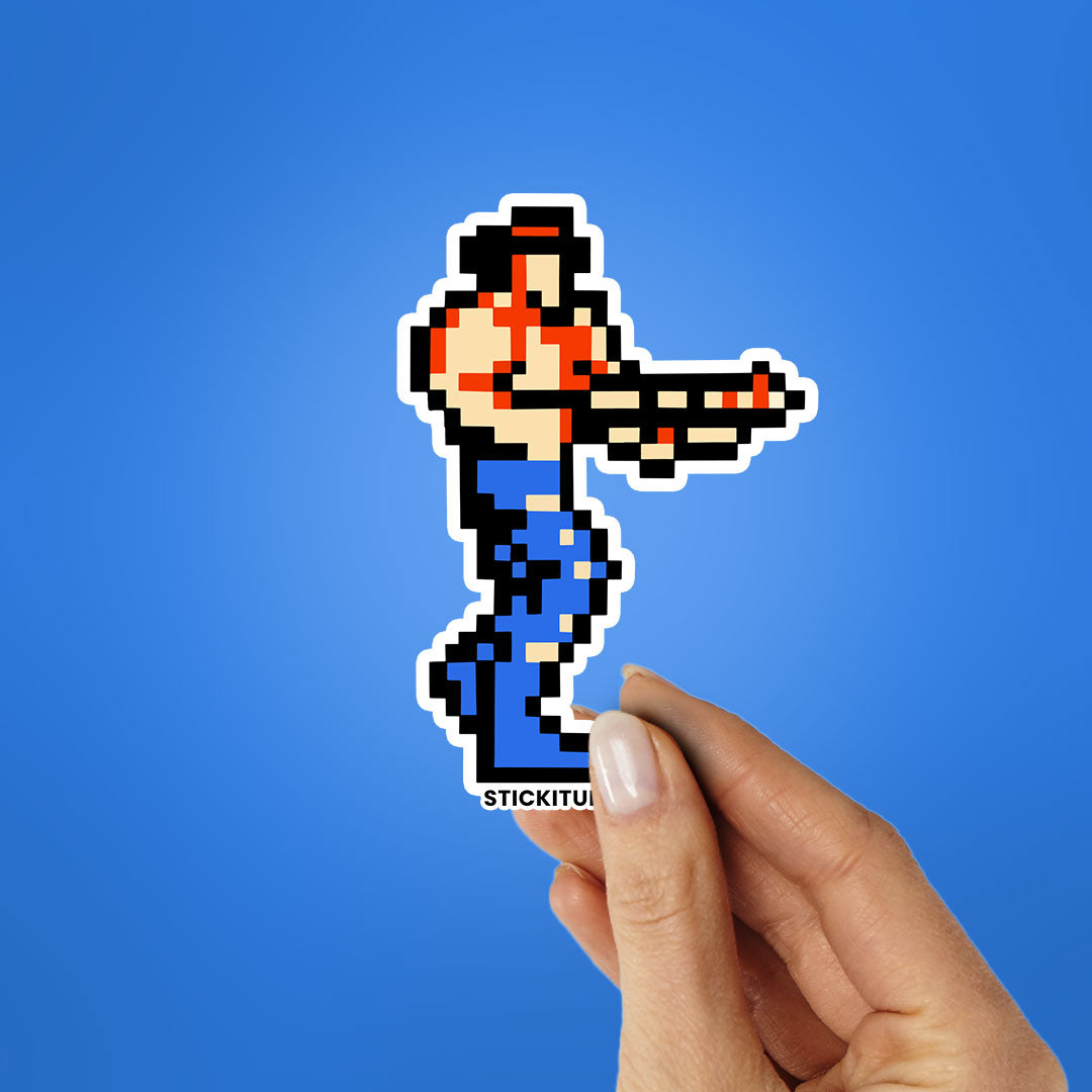 RETRO COMMANDO Sticker| STICK IT UP