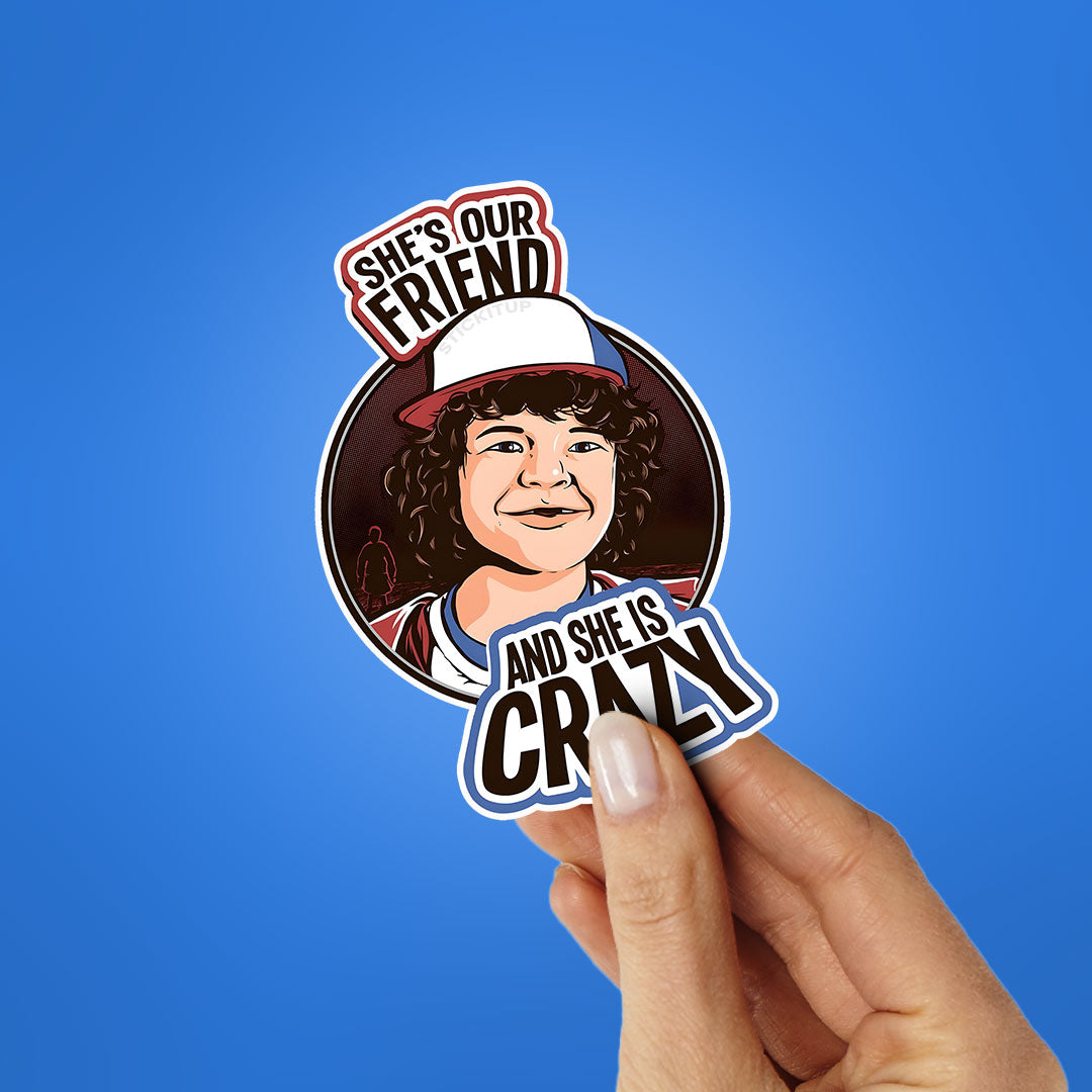 She's Our Friend Sticker