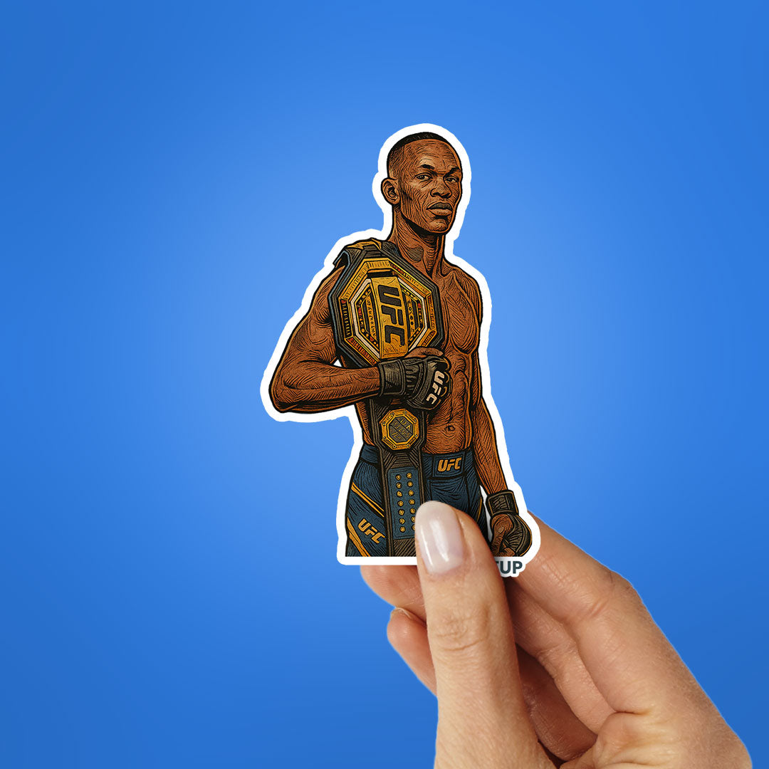 ISRAEL ADESANYA Sticker| STICK IT UP