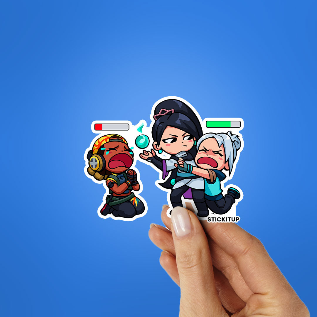 RAZE VS JETT Sticker| STICK IT UP