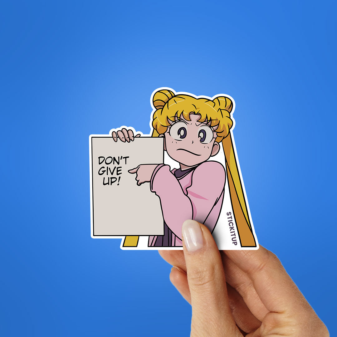 Don't Give Up Sticker