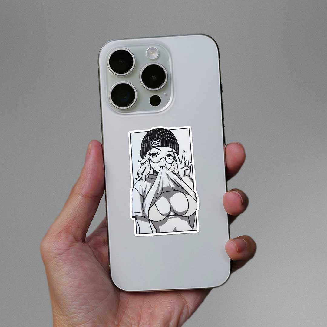 Waifu Peace Sticker