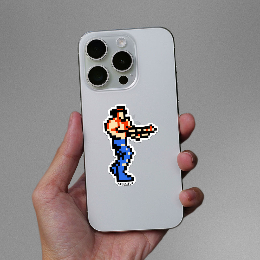 RETRO COMMANDO Sticker| STICK IT UP
