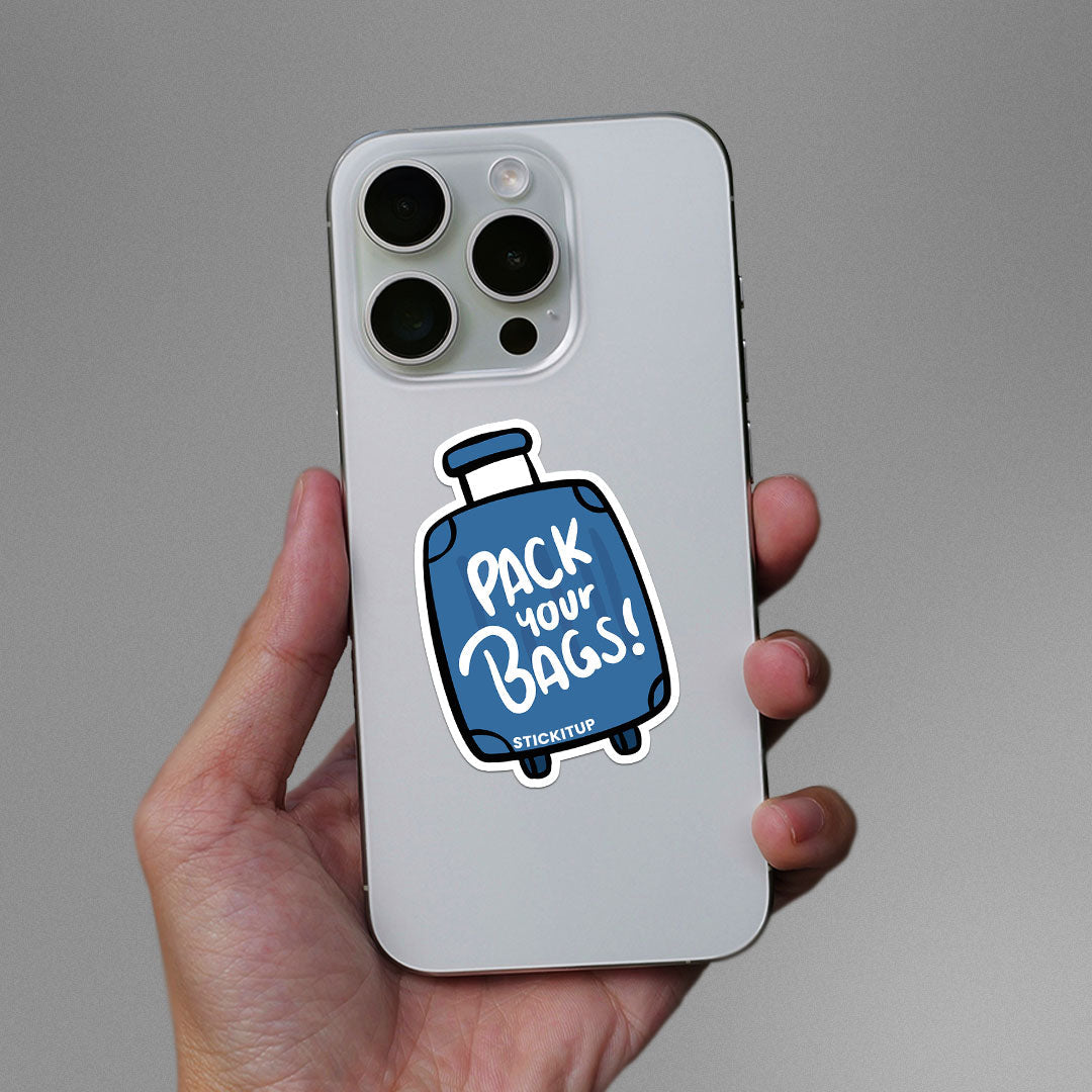 Pack your bags Sticker