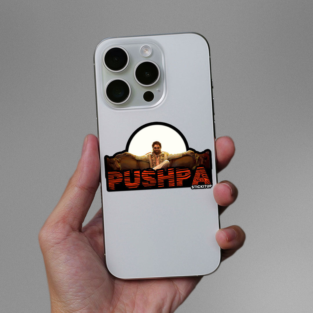 Pushpa 0.1 Sticker