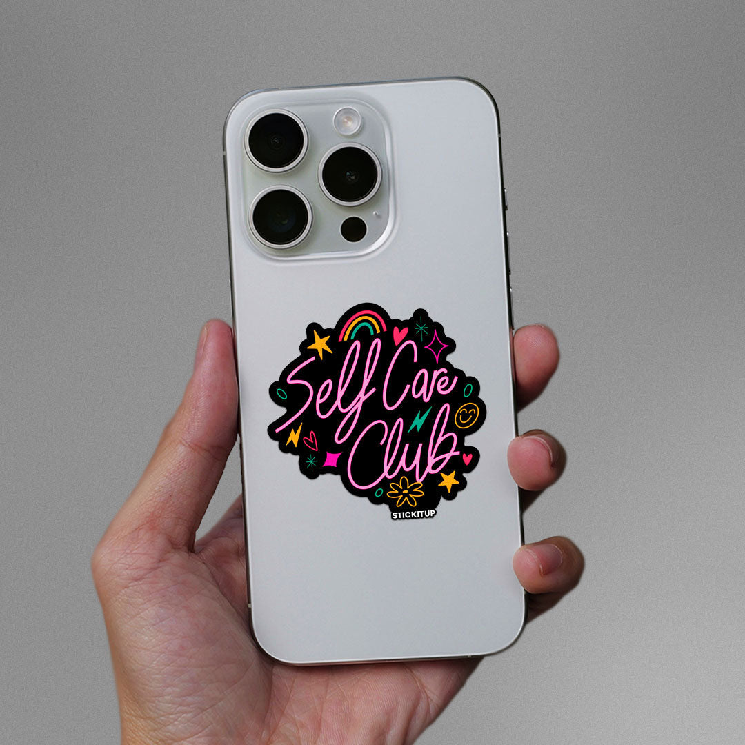 SELF CARE CLUB Sticker| STICK IT UP