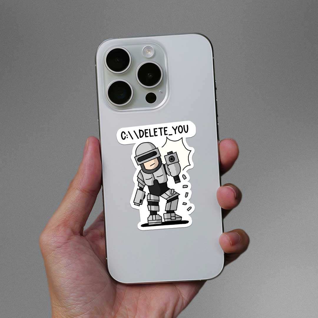 Delete You Sticker