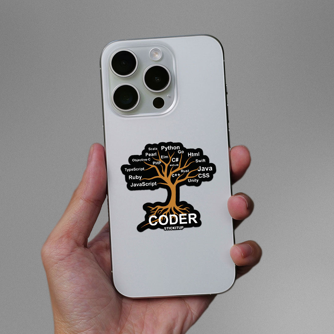 Coder Tree Sticker