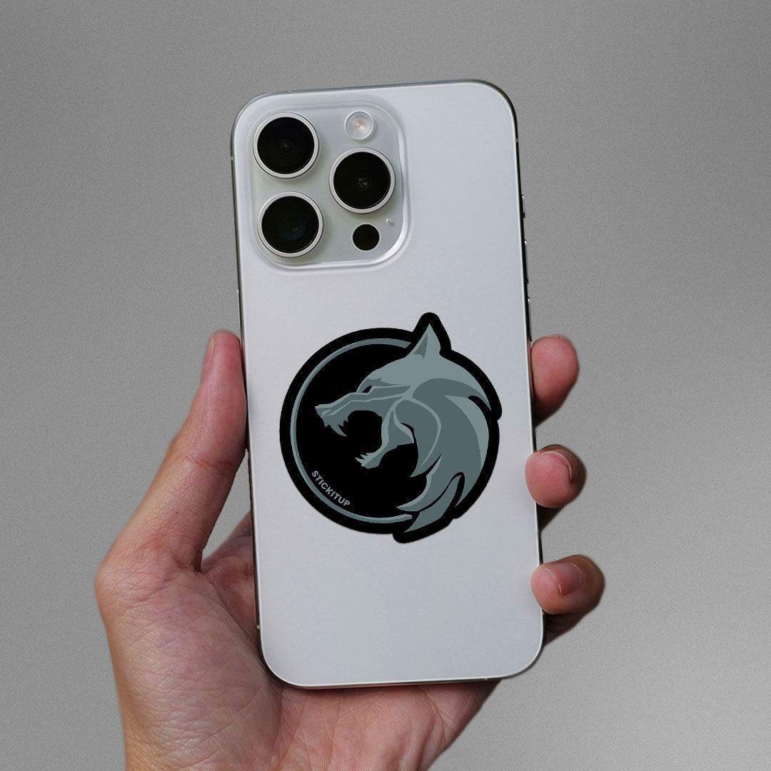 The Witcher Wolf Logo Sticker