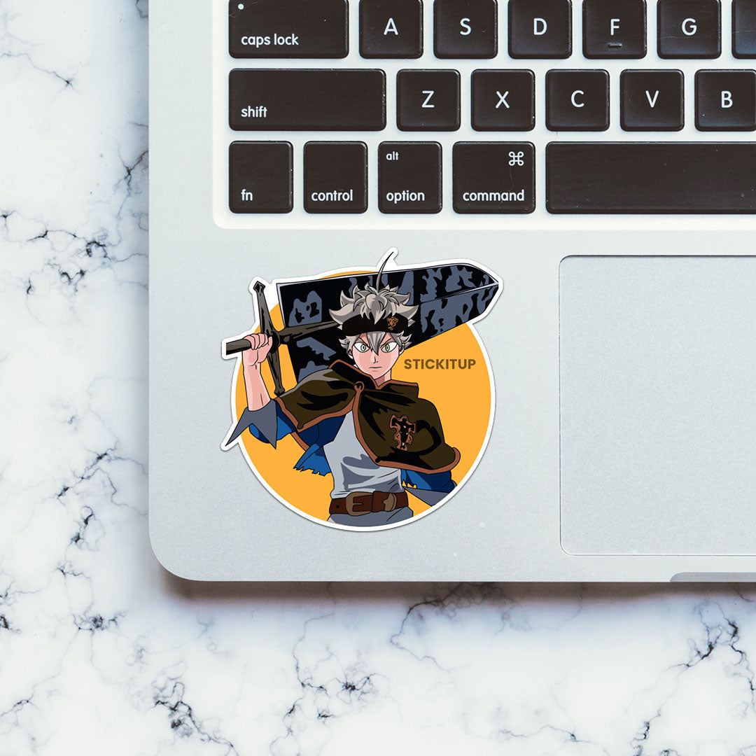 Asta The Warrior Sticker