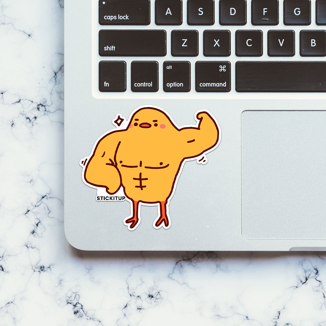 Muscular Chicken Sticker