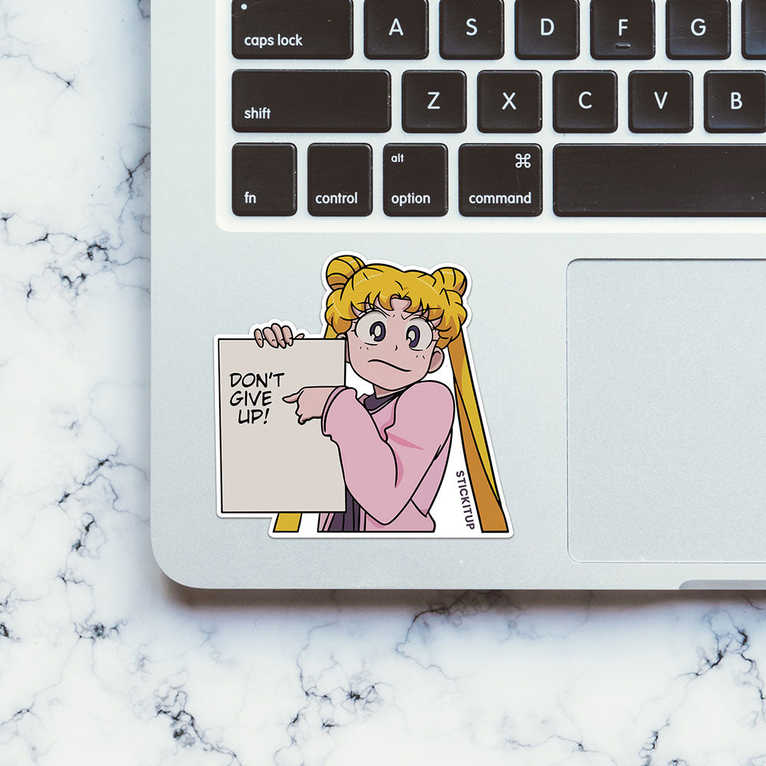 Don't Give Up Sticker