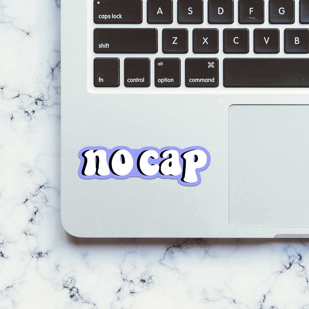 No Cap Sticker