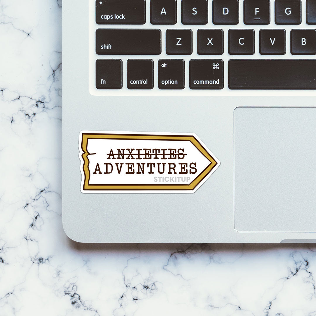 Anxieties Adventures Sticker