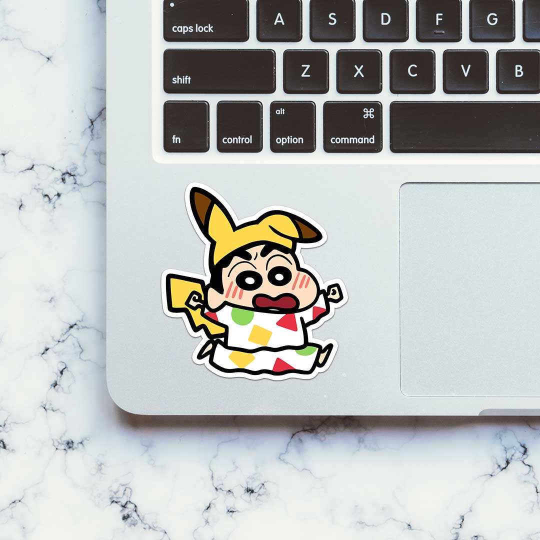 Pika Shinchan Sticker