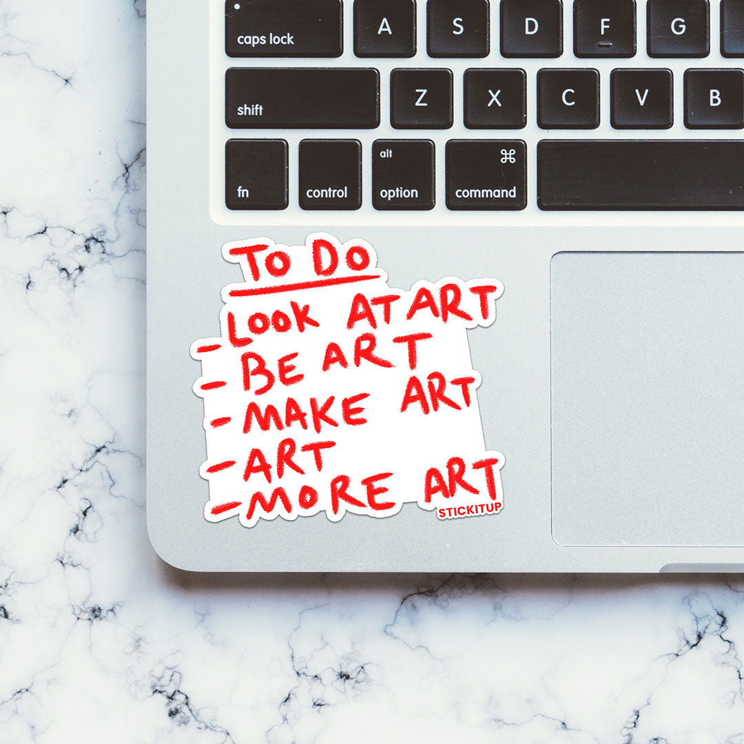Look At Art Sticker