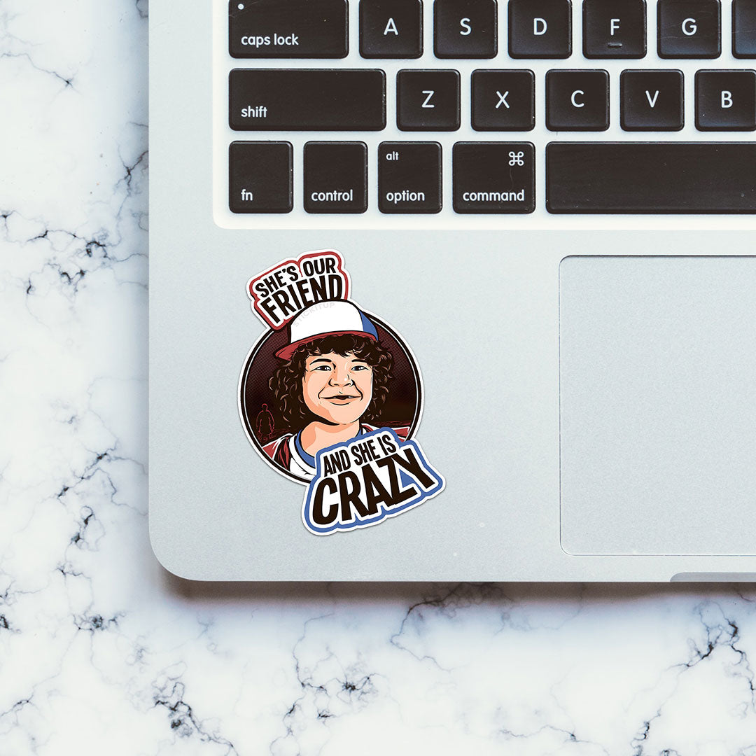 She's Our Friend Sticker