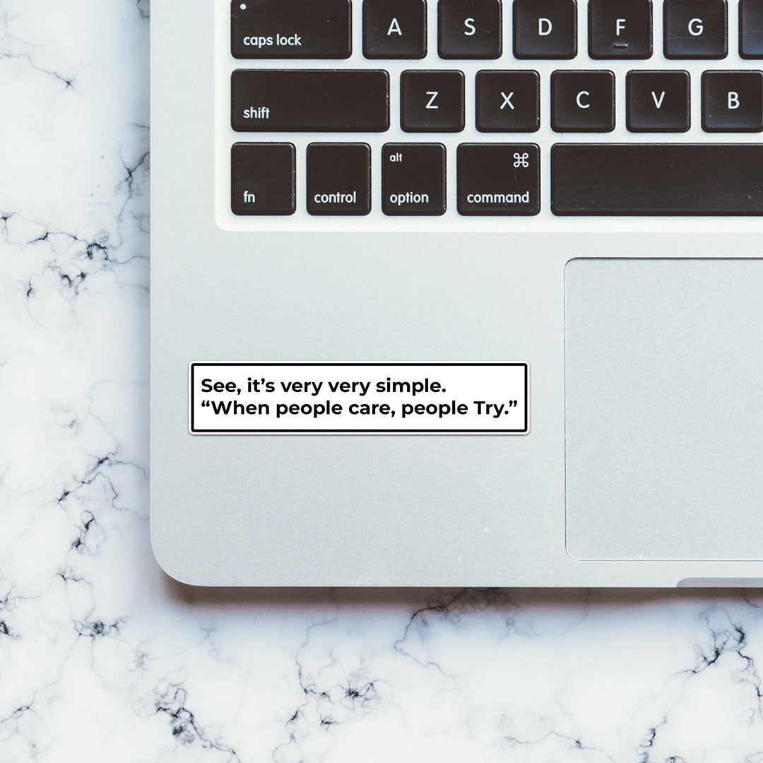 See, It'S Very Very Simple Sticker