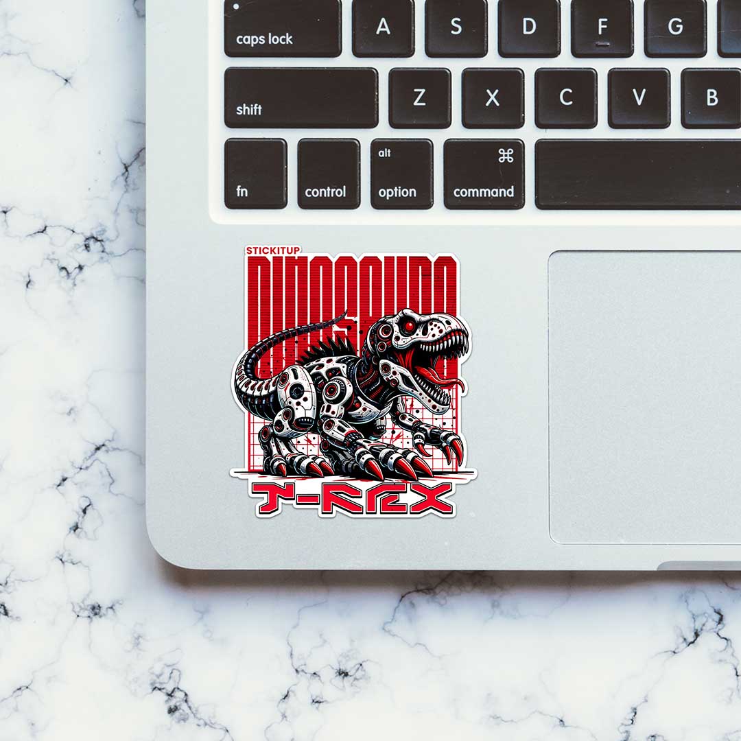 Cyborg T Rex Sticker