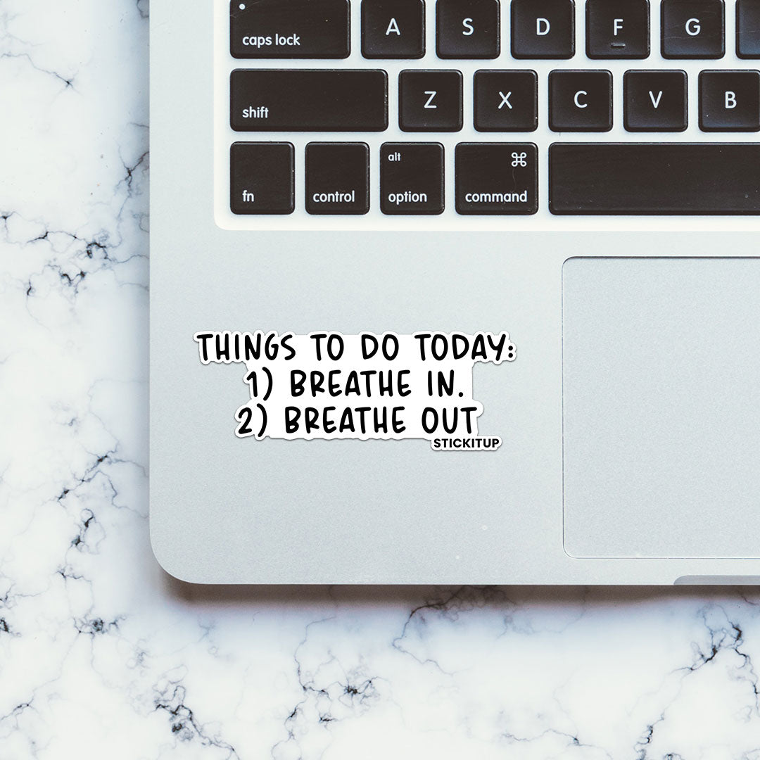 Things to Do today Sticker