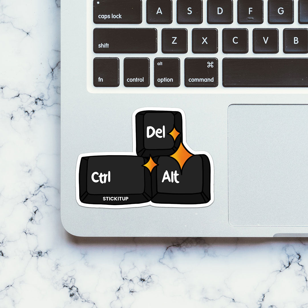 Ctrl Alt Del Sticker