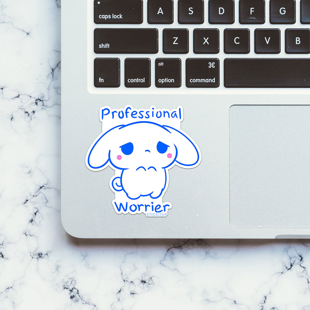 Professional Worrier Sticker