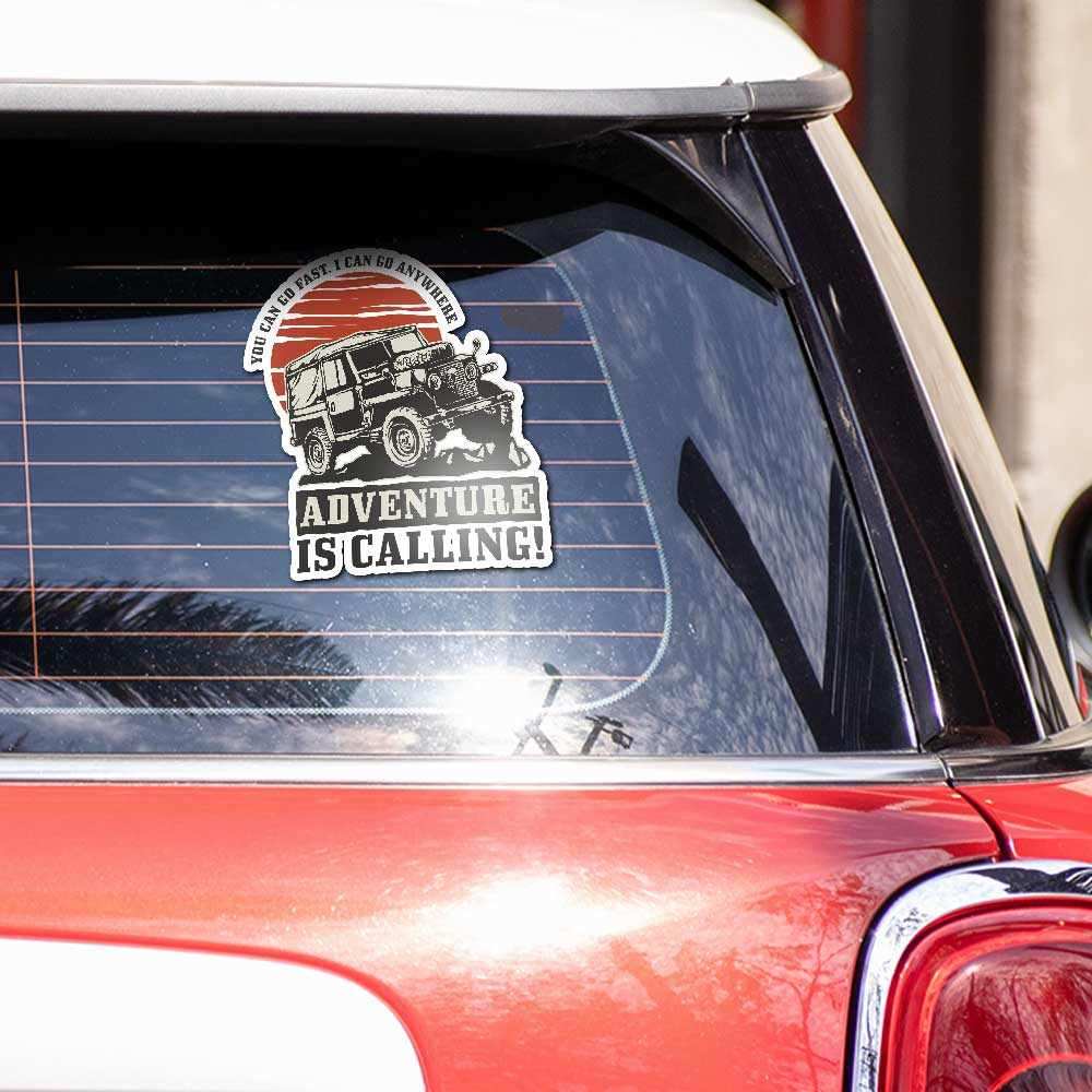 Adventure is calling Reflective Sticker | STICK IT UP