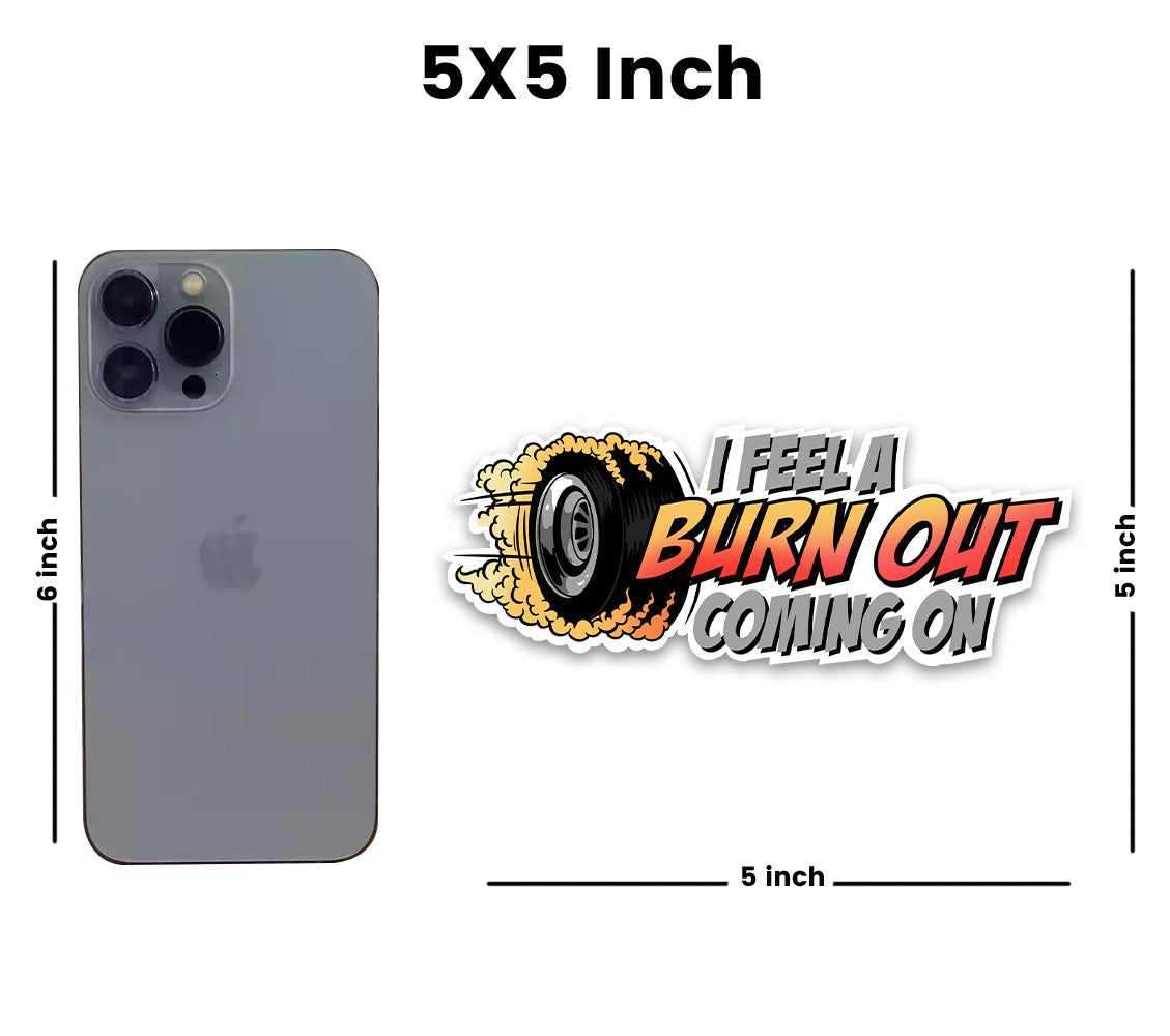 Burn out Reflective Sticker | STICK IT UP