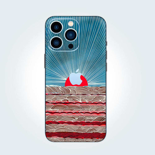 Red Sunrise Phone Skins