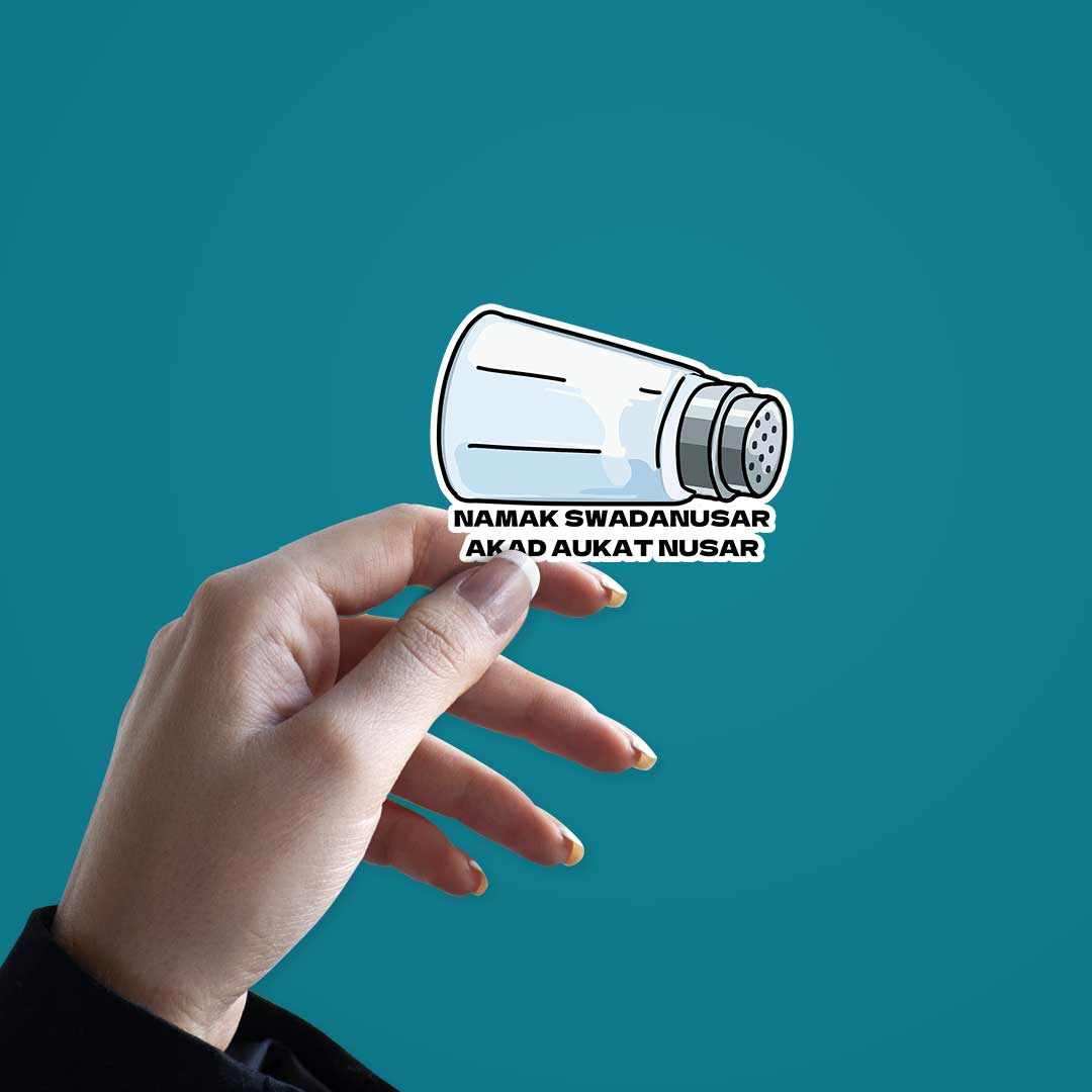 Namak Swadanusar sticker | STICK IT UP