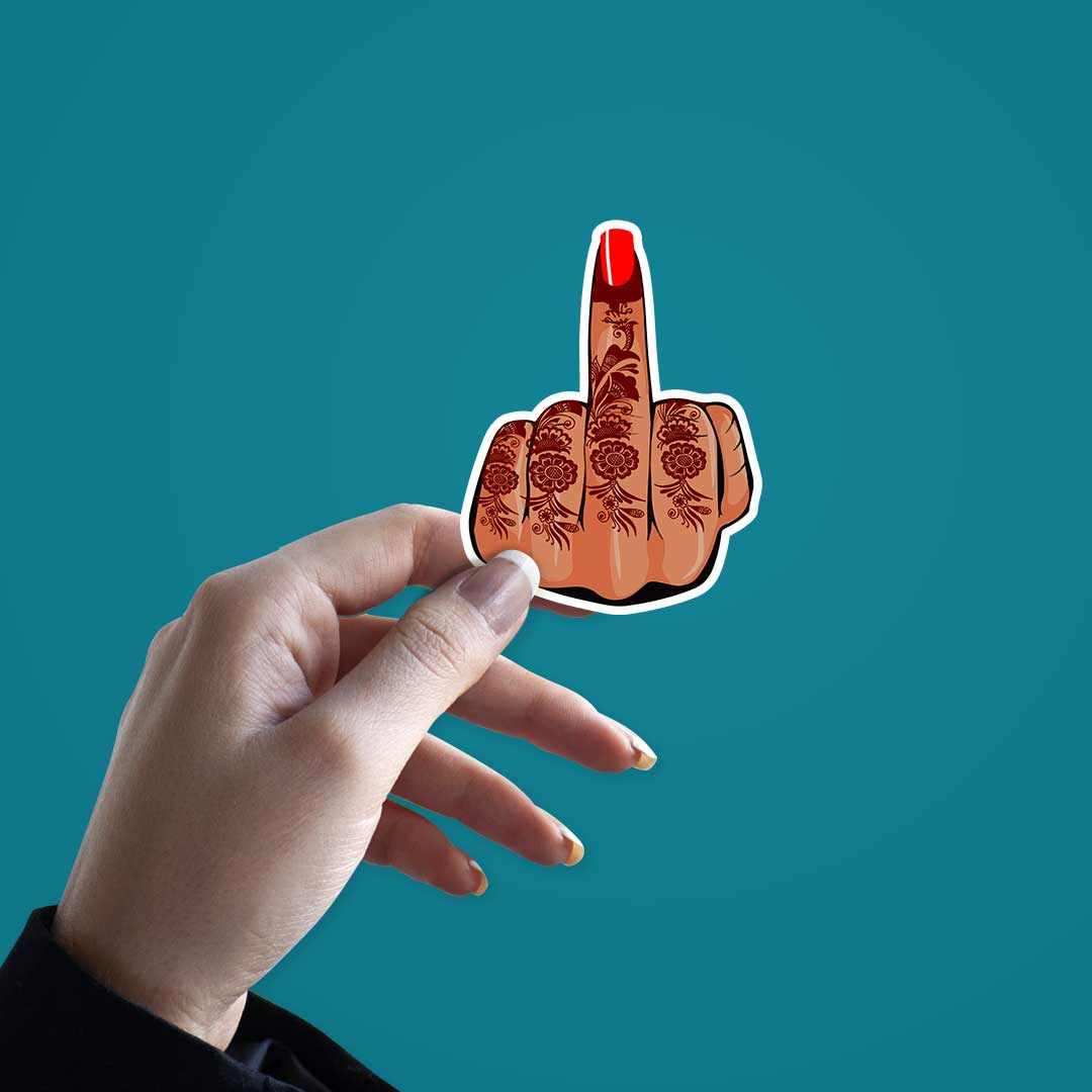 Not your regular mahila sticker | STICK IT UP