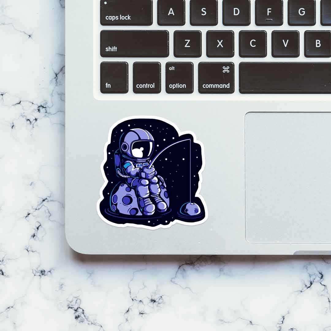 Space Fishing sticker | STICK IT UP
