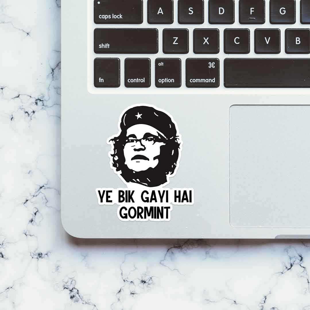 Ye bik gayi hai gormint sticker | STICK IT UP