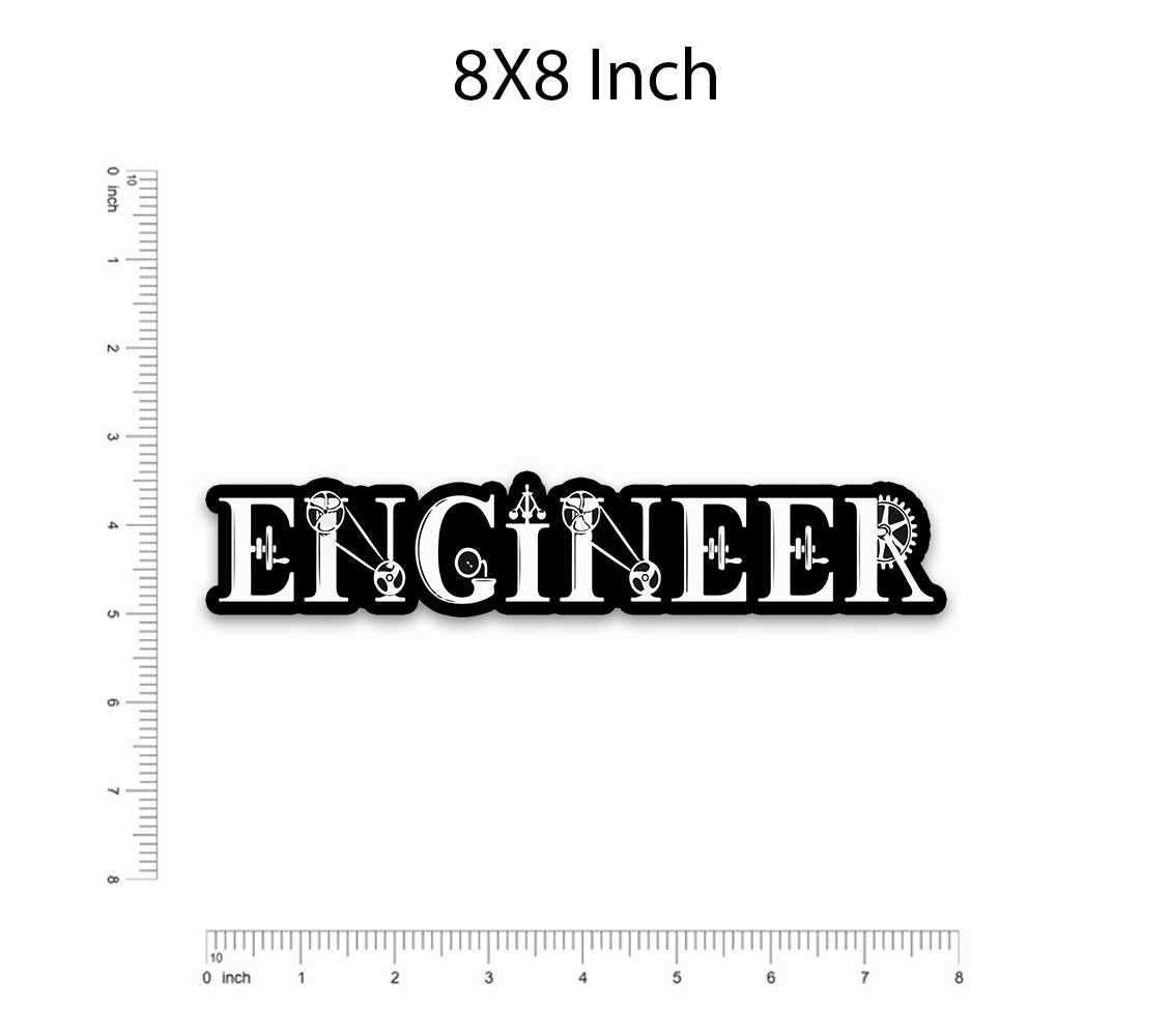 The Mighty ENGINEER Bumper Sticker | STICK IT UP