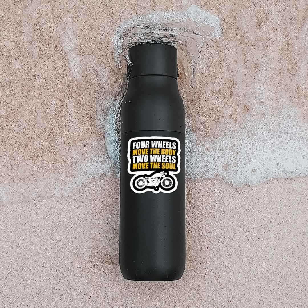 Two Wheels Move The Soul Sticker | STICK IT UP