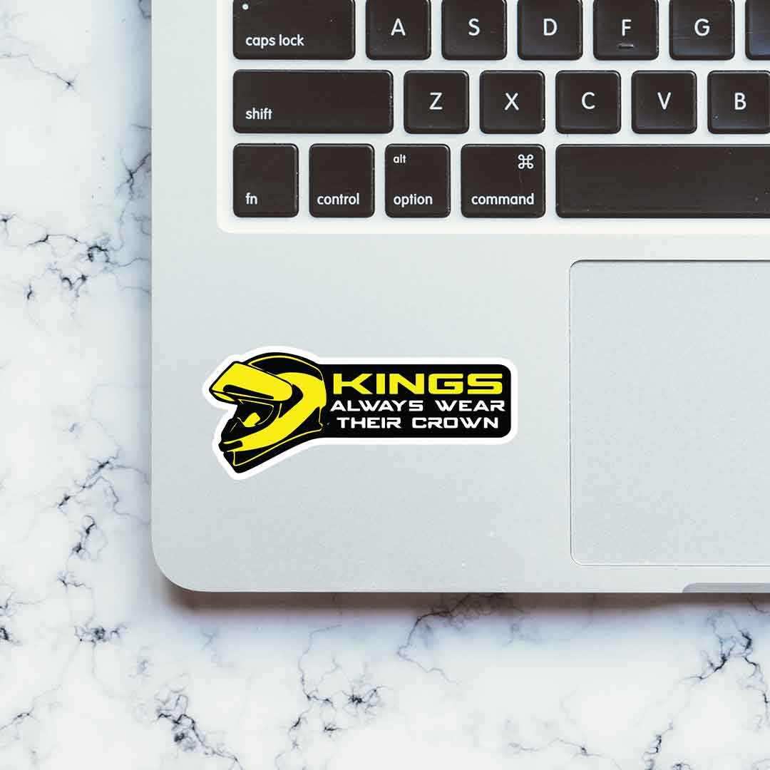 Kings Always Wear Their Crown Sticker | STICK IT UP