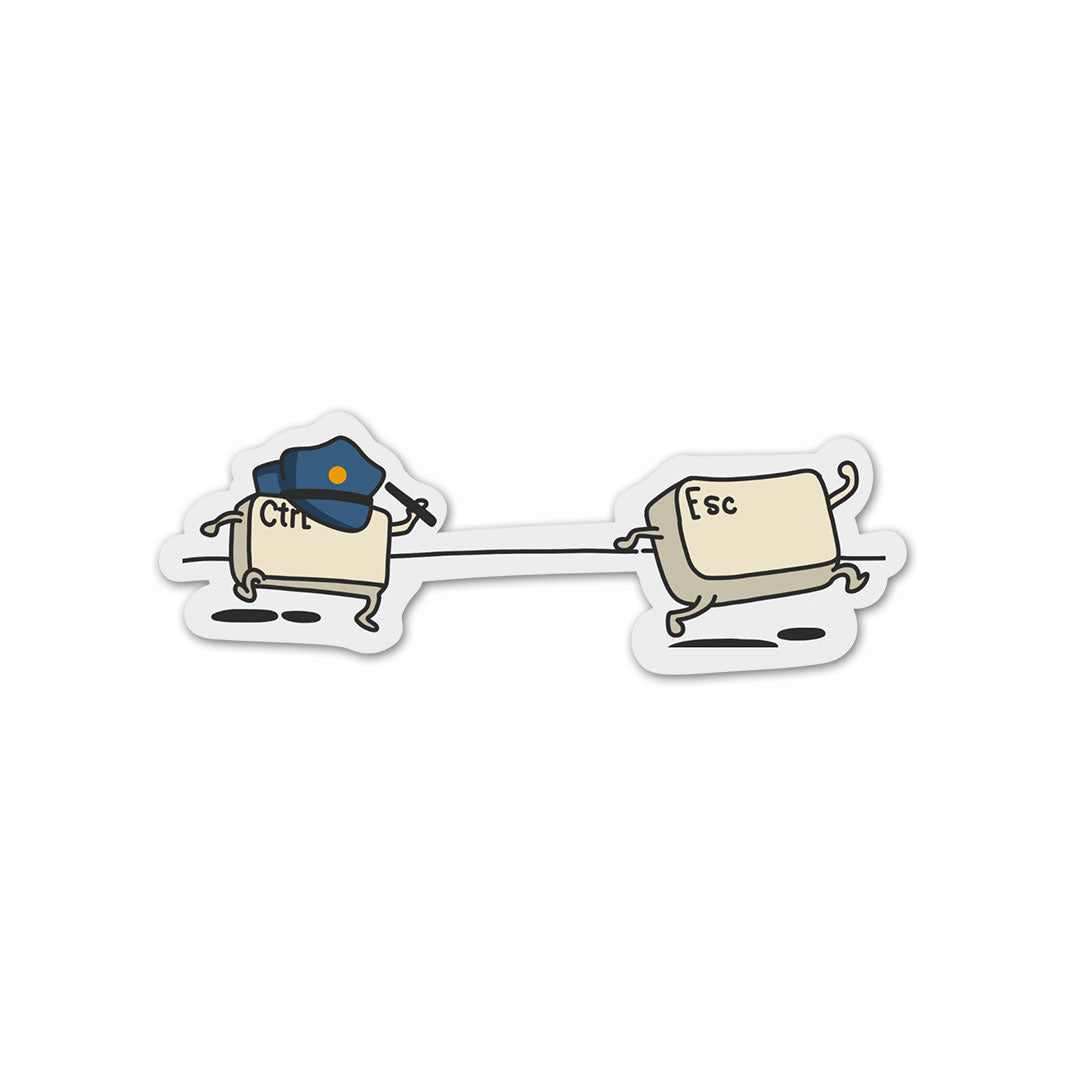 CTRL ESC Sticker | STICK IT UP