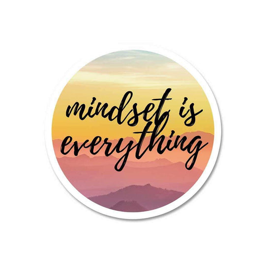 Mindset is everything Sticker | STICK IT UP