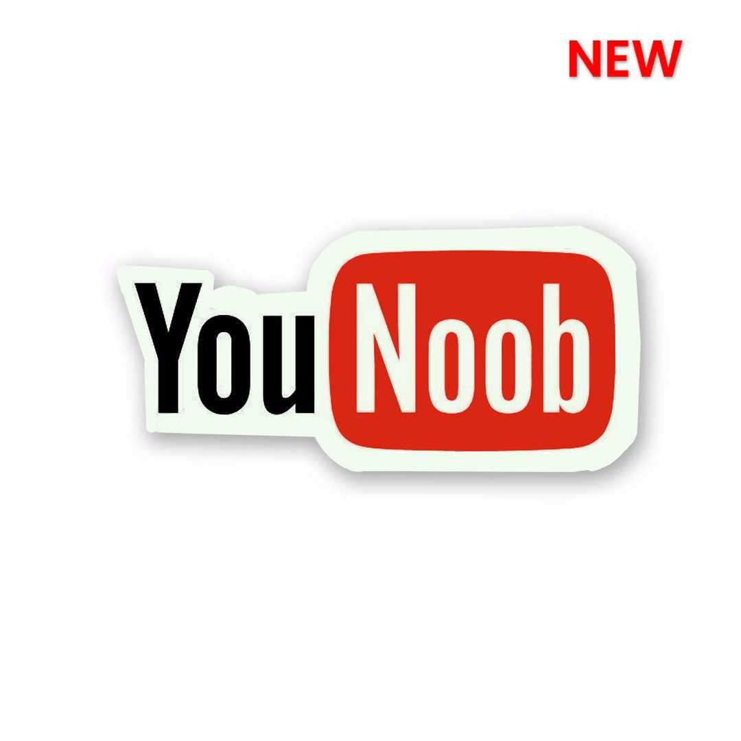 you noob Sticker | STICK IT UP