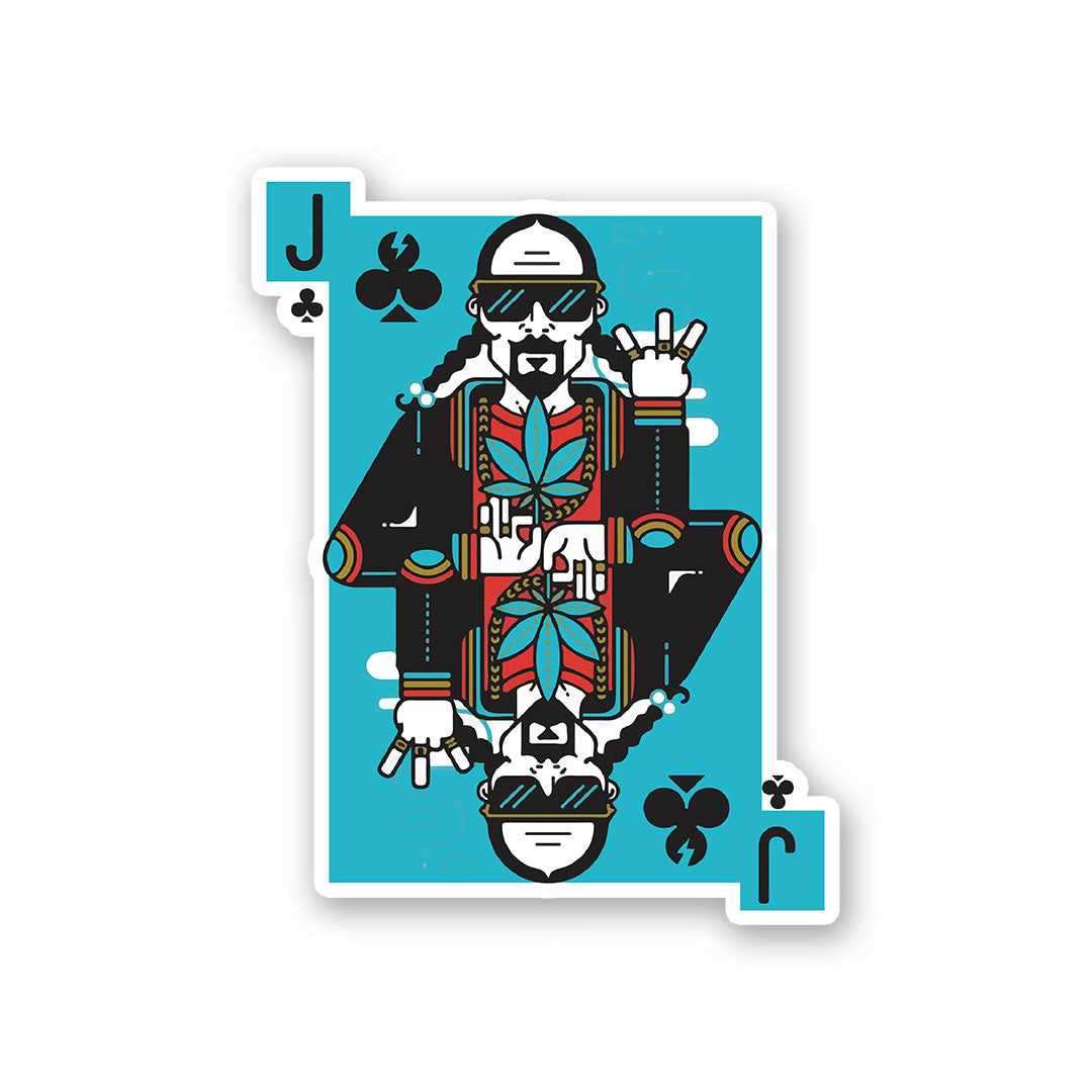 Snoop Dog Card Sticker | STICK IT UP