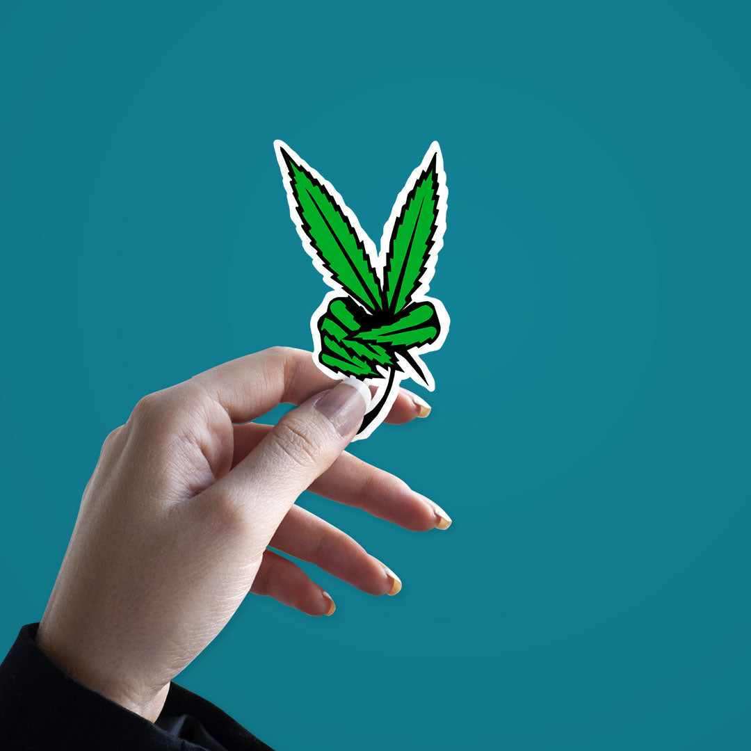 Weed Peace Sticker | STICK IT UP