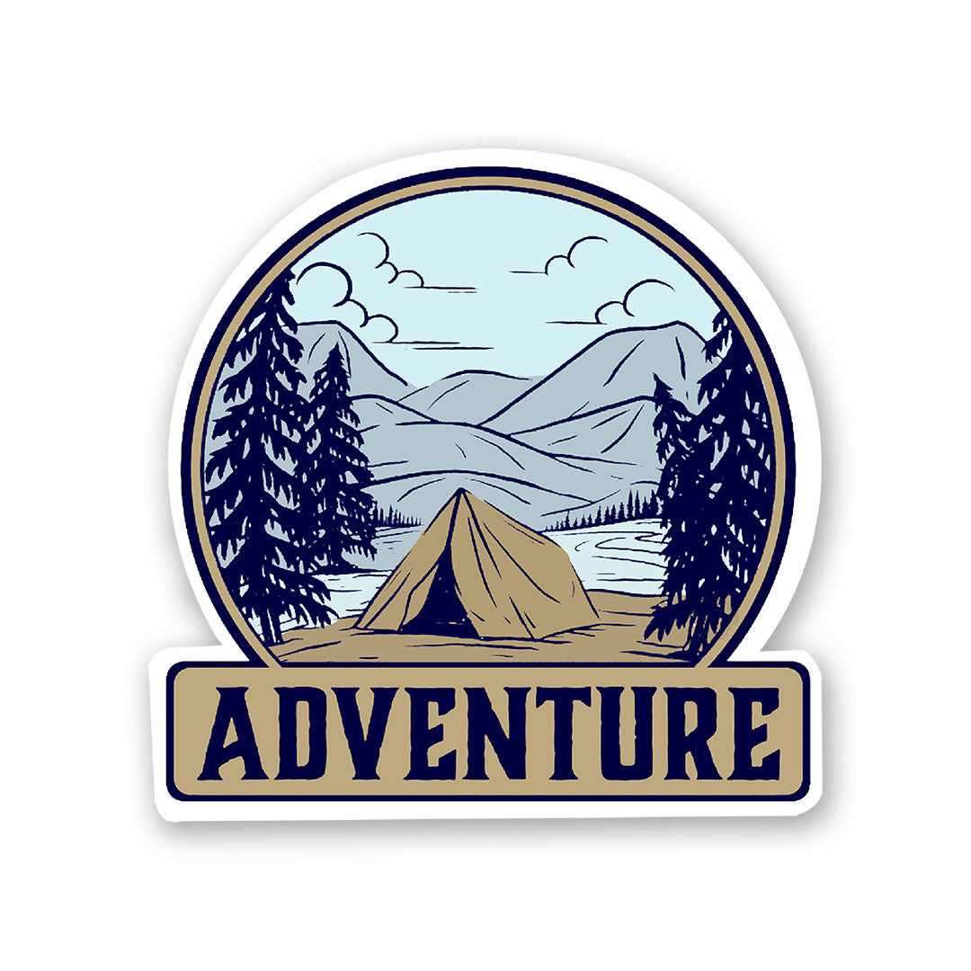 Adventure - Camping Sticker | STICK IT UP