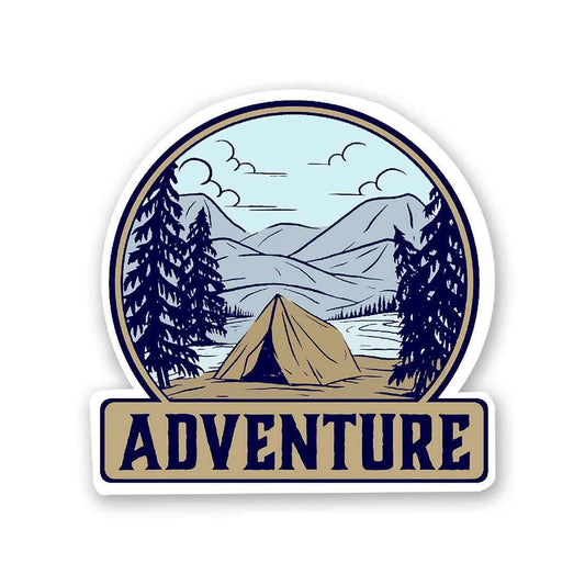 Adventure - Camping Sticker | STICK IT UP