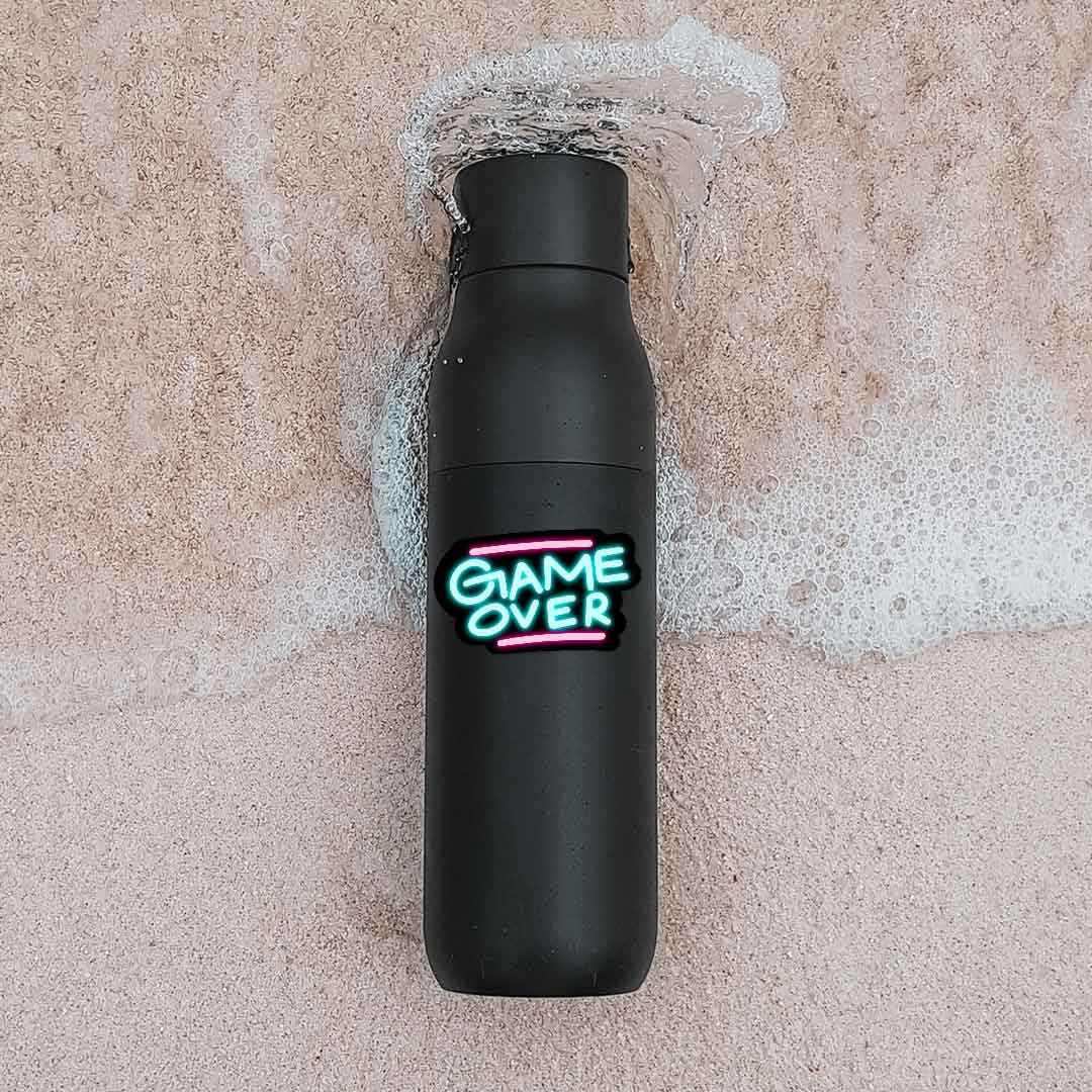 Neon Game over Sticker | STICK IT UP